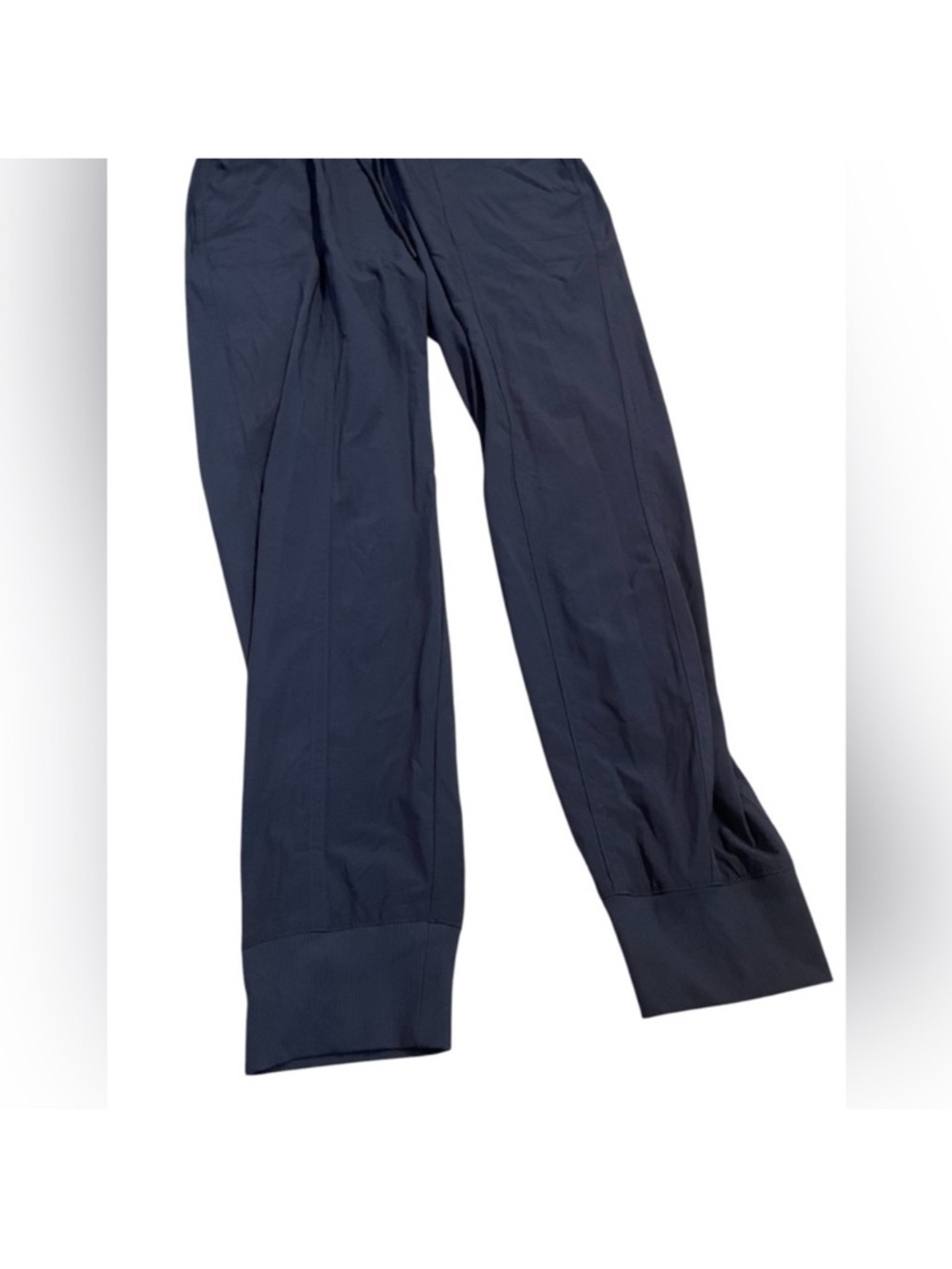 Athleta Navy Long-Sleeve Drawstring Zuma Jumpsuit - WORN ONCE MINT CONDITION - Picture 4 of 5